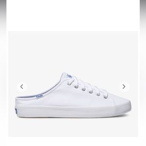 Keds Kickstart Mule Canvas Sneaker - Canvas White - Size 7.5